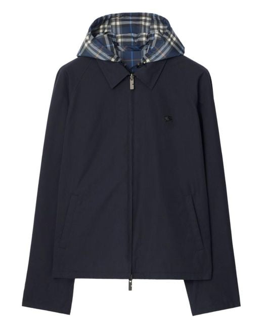 Burberry Blue Hood Jacket for men