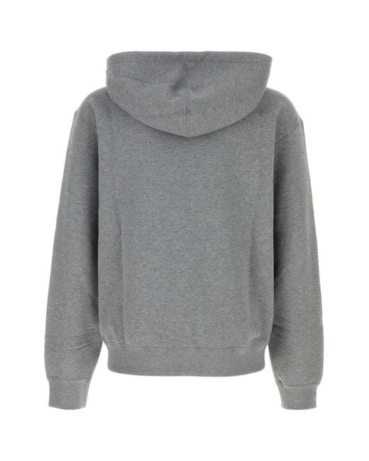Jil Sander Gray Solid Regular Hoodie for men