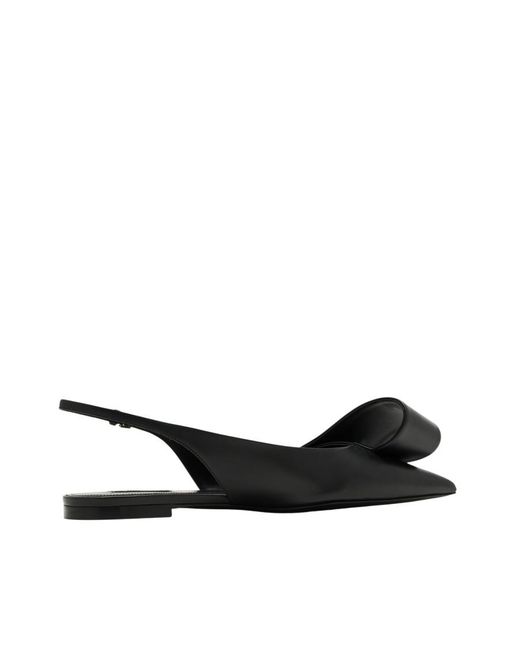 Givenchy Black Ribbon Ballet Flats