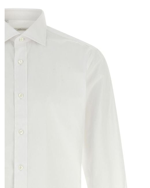 Brioni White Trevi Mark Shirt for men