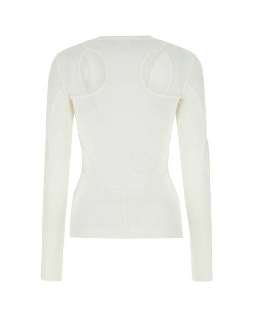 Givenchy White Crewneck Jumper