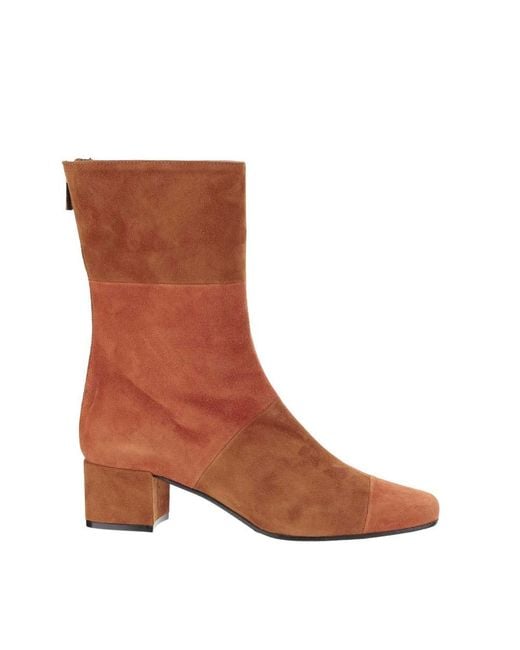 CAREL PARIS Brown Patchwork Boots