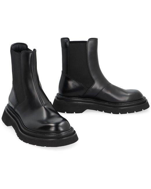 DSquared² Black Solid Slip On Boots for men