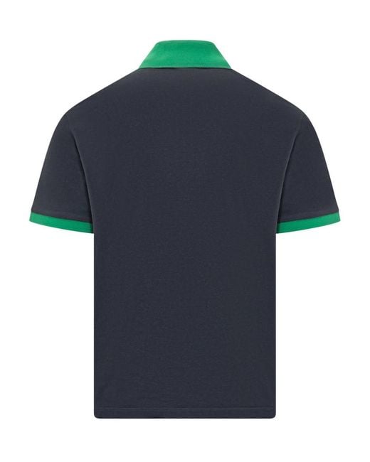 Versace Blue Logo Polo for men