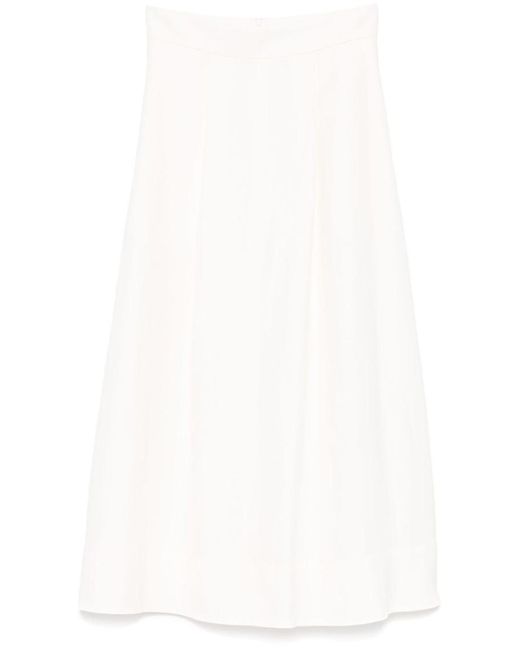 スカート Parosh Raisa Skirt P.A.R.O.S.H. Raisa Skirt in White | Lyst