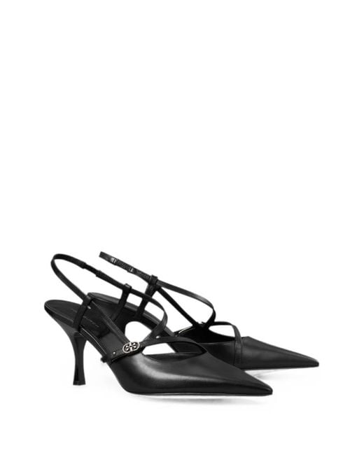 Tory Burch Black Slingback Pumps