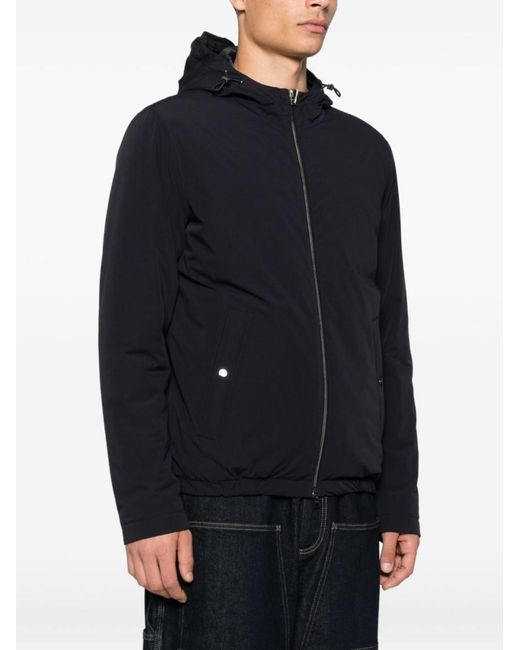 Herno Black Solid Jacket for men