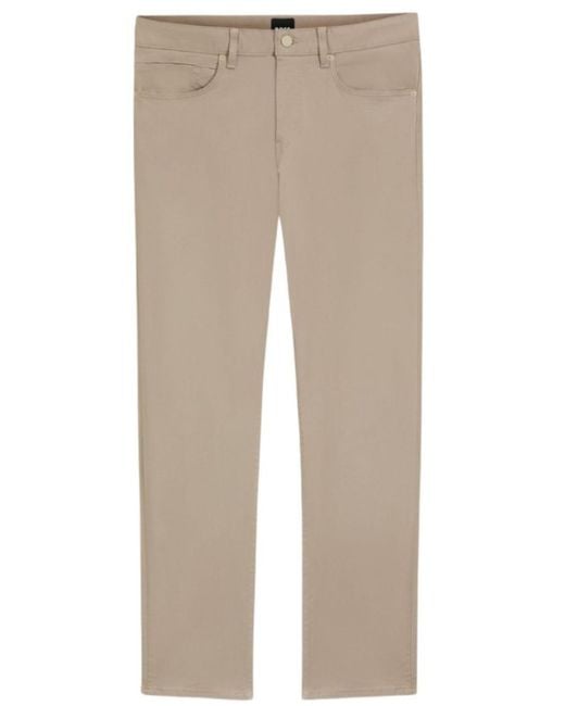 Boss Natural Regular Trousers for men