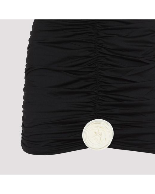 LaRevêche Black Polyamide Skirt