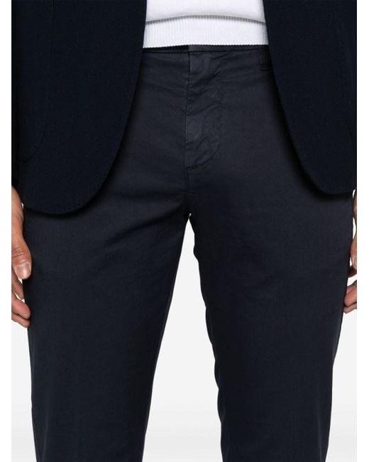 Fay Blue Classic Capri Pants for men