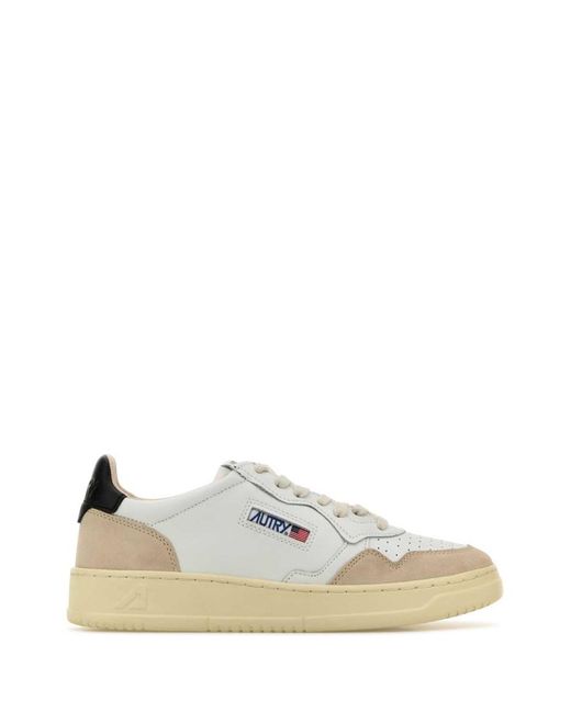 Autry White Side Logo Sneakers for men