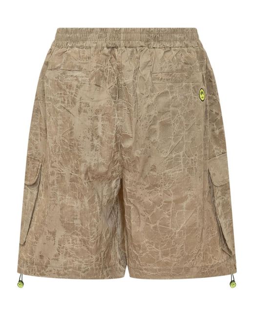 Barrow Natural Logo Shorts for men