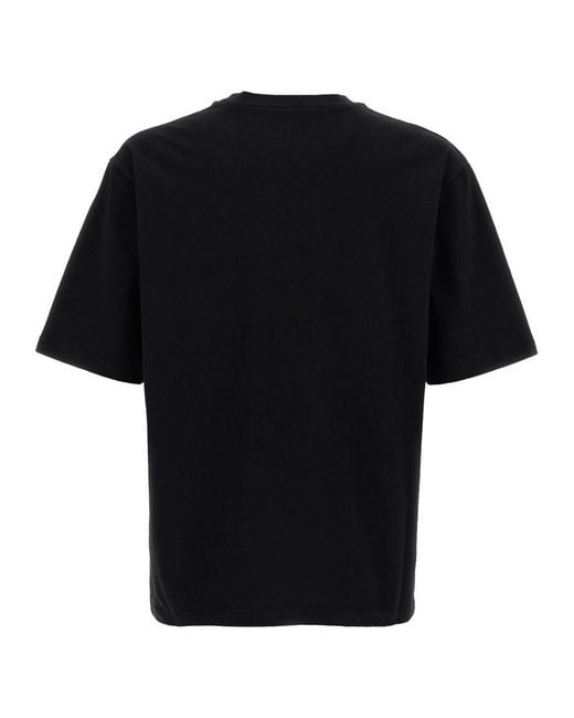 DSquared² Black Sponge Patch' T-Shirt for men