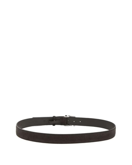 Fendi White Squared Ff Belt Accessories for men