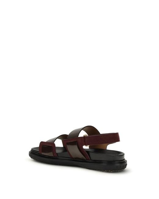 Marni White Double-Strap Sandals