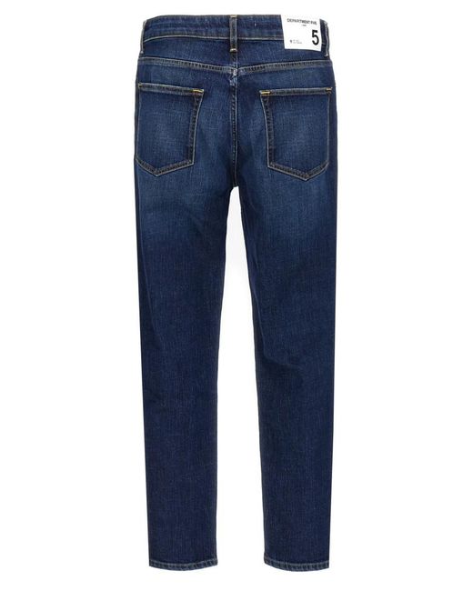 Department 5 Blue Chunky Jeans for men