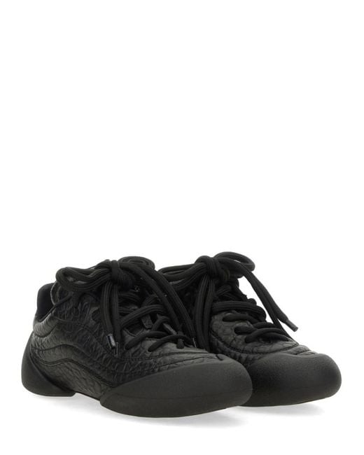 McQueen Black Solid Sneakers