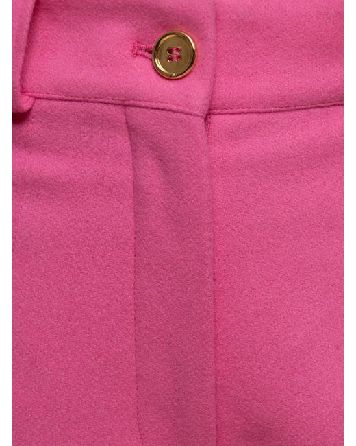 Patou Pink Regular Flared Pants