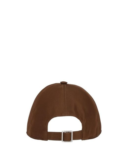 Stella McCartney Brown Logo Baseball Hat
