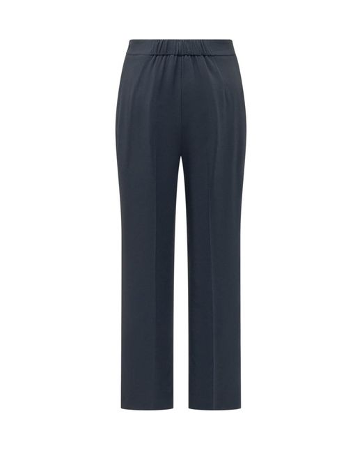 Etro Blue Bootcut Flat Front Pants