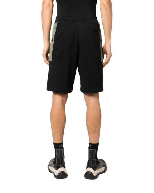 McQueen Black Regular Shorts for men