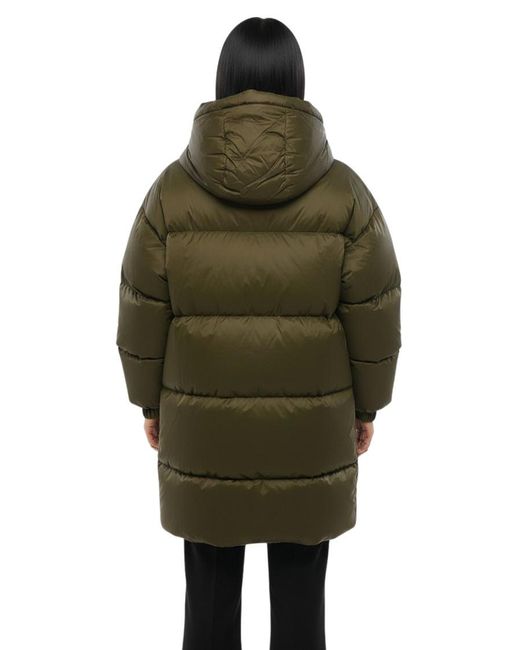 Bacon Green Quilted Hood Jacket