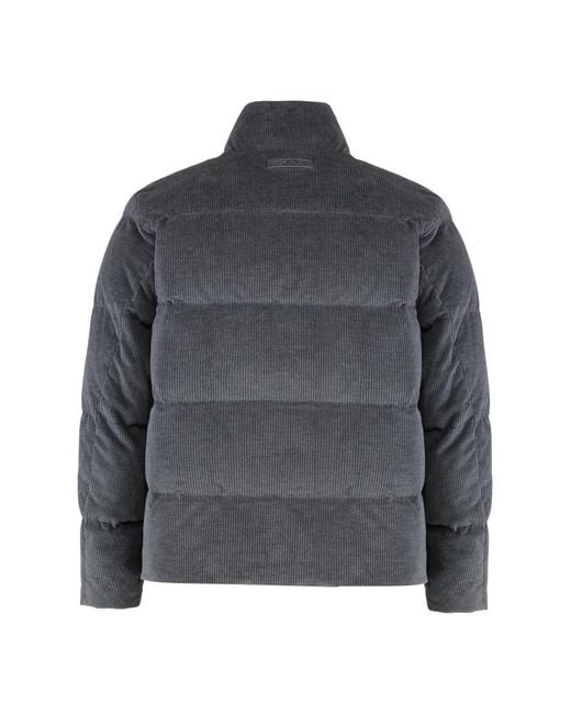 Paul & Shark Gray Ultralight Down Jacket for men