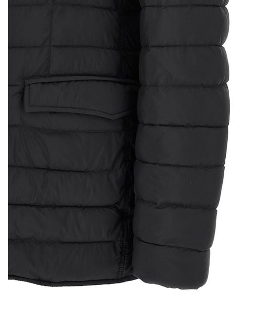 Herno Black Quilted Jacket for men