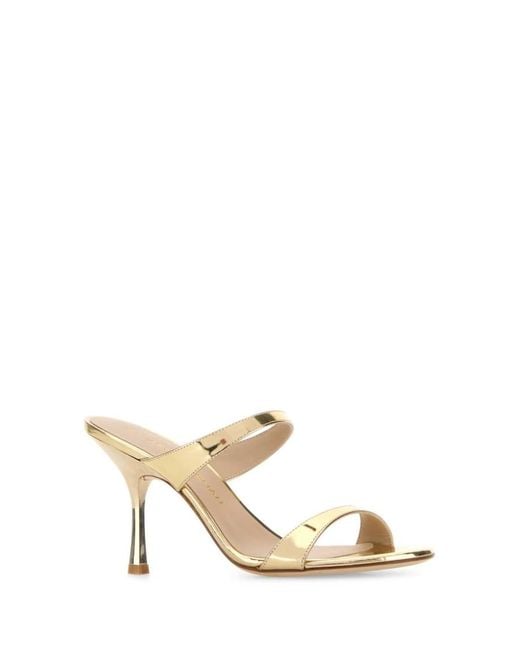 Stuart Weitzman Multicolor Round Open Toe Heels