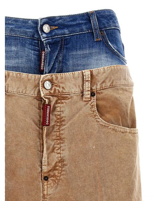 DSquared² Natural 'Twin Pack' Pants