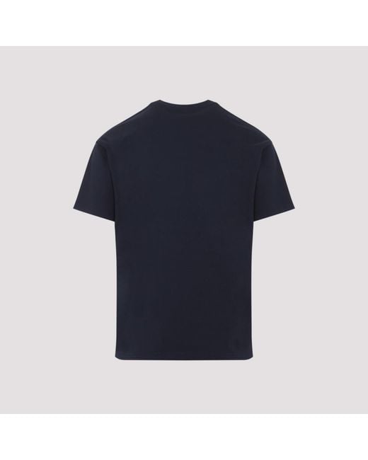 Givenchy Blue Round Neck Logo T-Shirt for men