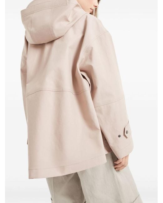 Brunello Cucinelli Natural Waterproof Jacket