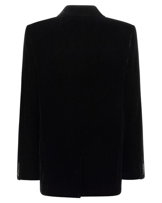Saint Laurent Black 'Cassandre' Blazer