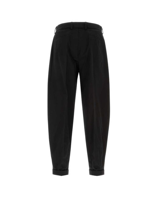 Dolce & Gabbana Black Stretch Gabardine Pant for men