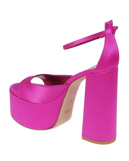 Lella Baldi Pink Slingback Heels