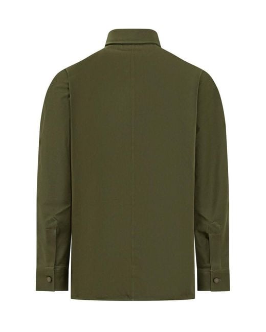 Givenchy Green Regular Solid Shirt for men