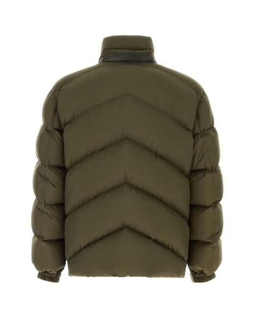 Tom Ford Green Mock Collar Jacket for men