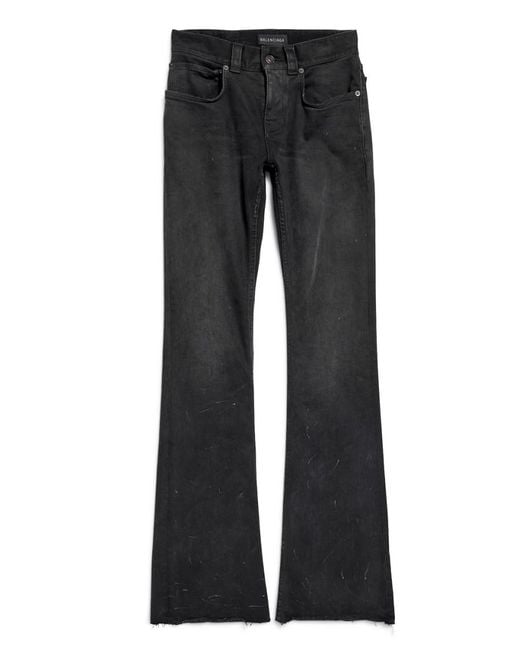 Balenciaga Black Slim Fit Bootcut Jeans