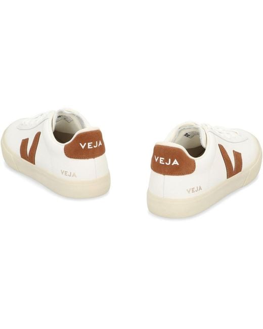 Veja White Low-Top Sneakers Field for men
