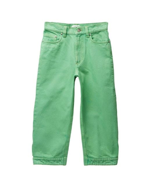 Versace Green Regular Mid Rise Jean