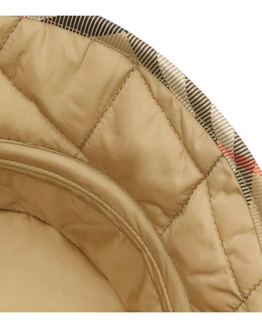 Burberry Natural Check Bucket Hat