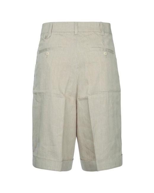 Jacquemus Gray Solid Shorts for men