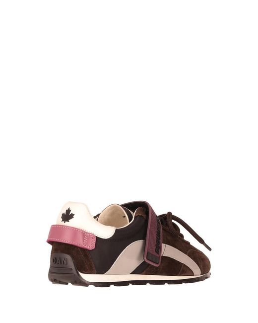 DSquared² Brown Logo Sneakers