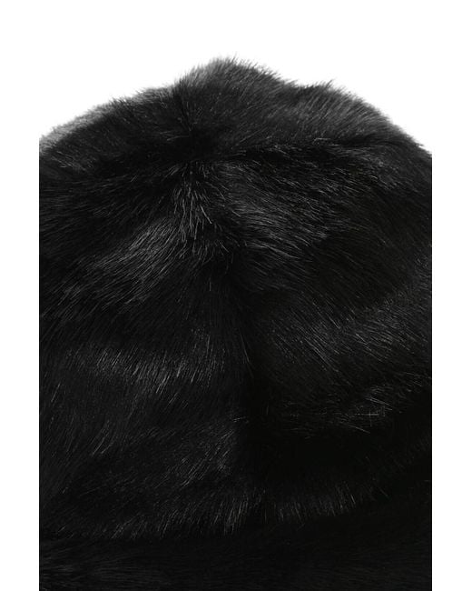 DSquared² Black Solid Bucket Hat for men