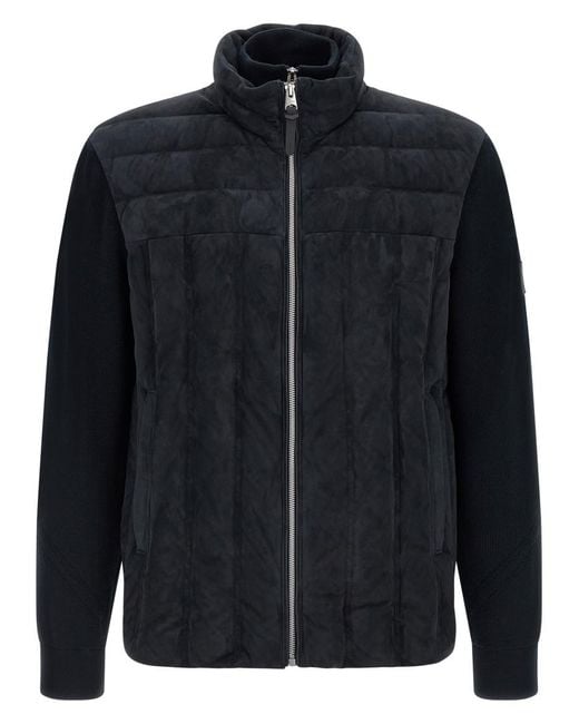 Mackage Black Solid Wool Jacket for men