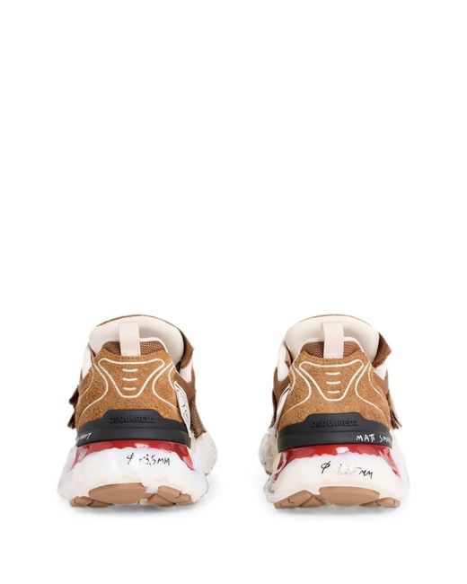 DSquared² Brown Logo Sneakers for men
