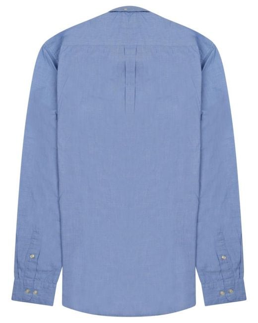 Barbour Blue Button Down Shirt for men