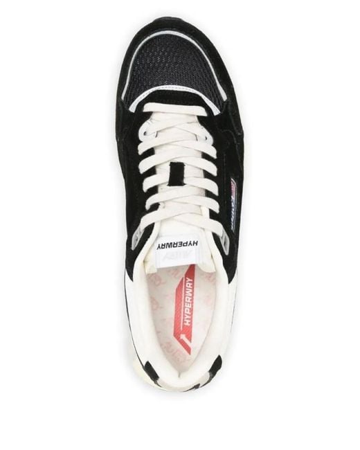 Autry Black Hyperway Low Wom Suede/Mesh