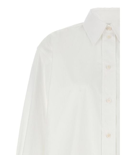 Victoria Beckham White Regular Solid Shirt