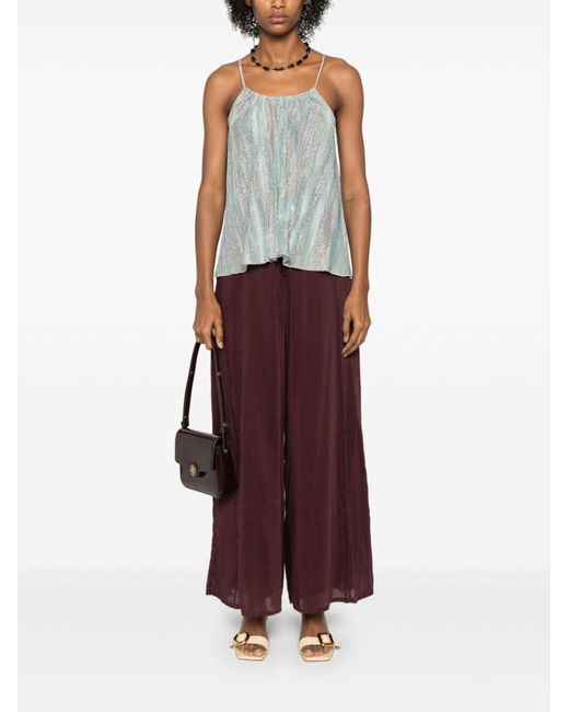 Forte Forte Blue Striped Top